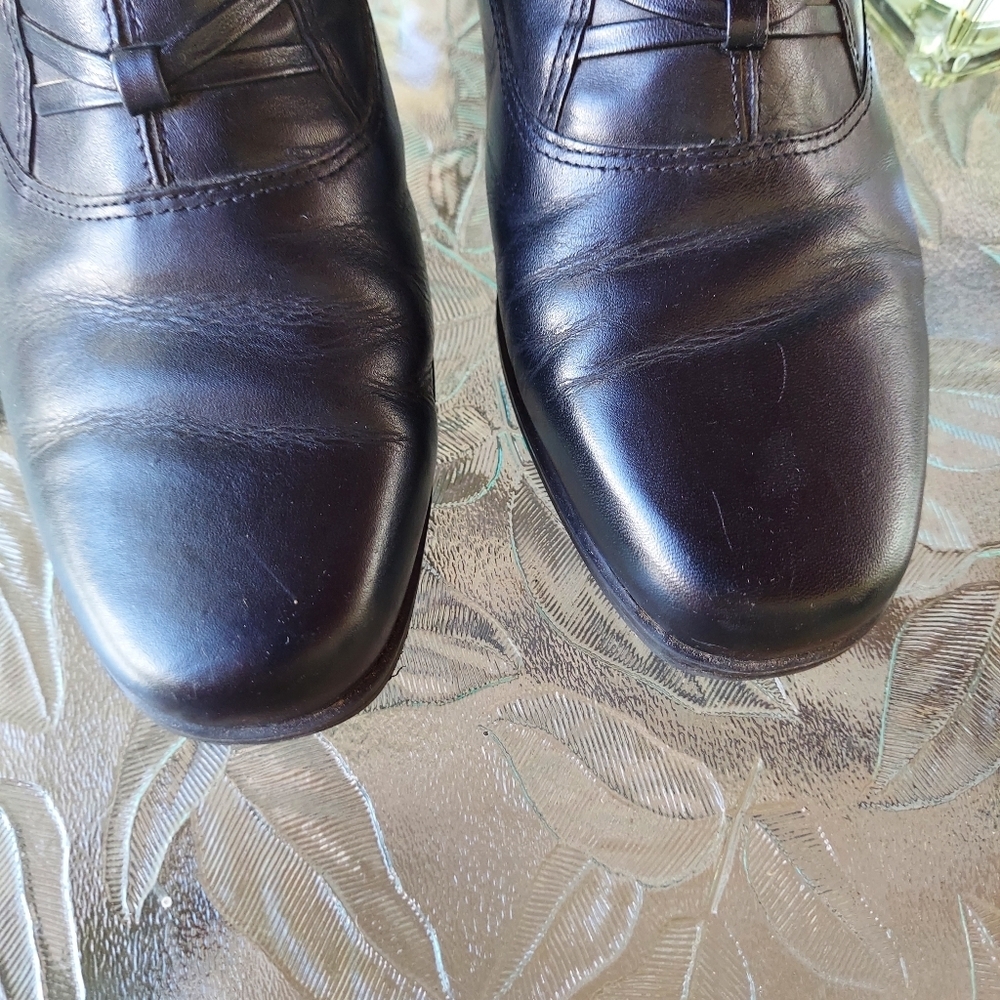 London fog black woman ankle  boots Size 7.5W. fall winter Comfy Fashion Christm - Picture 3 of 7